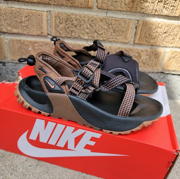 Nike Oneonta Black Brown Sport Trail Sandals Womens 5 - Picture 2 of 12